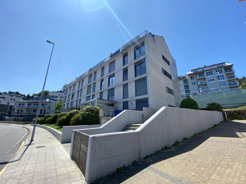 Baiona, Playa Santa Marta, Piscina Apartment Exterior photo